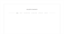 Desktop Screenshot of celesteonorati.com